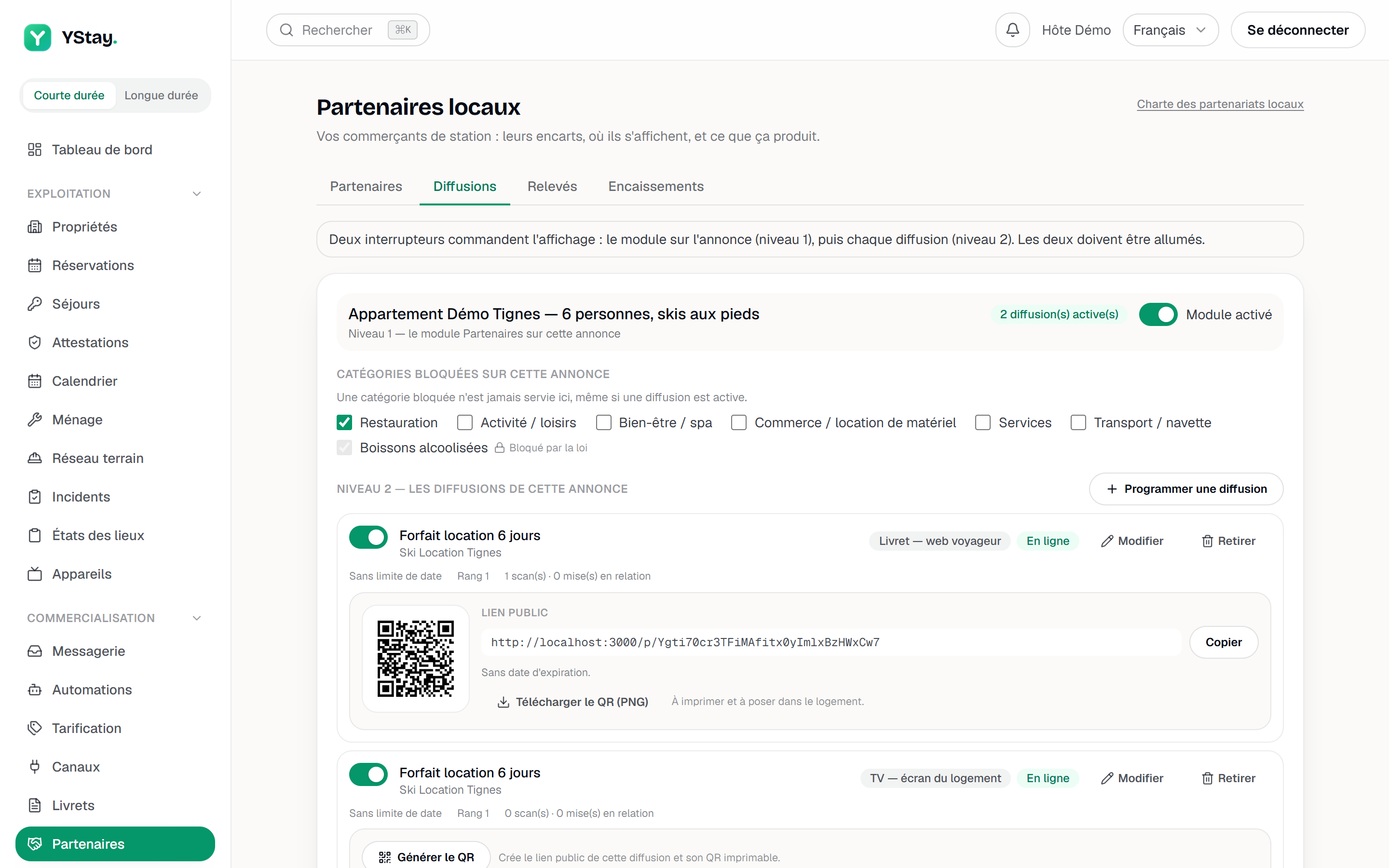 Le QR d'attribution prêt à imprimer.