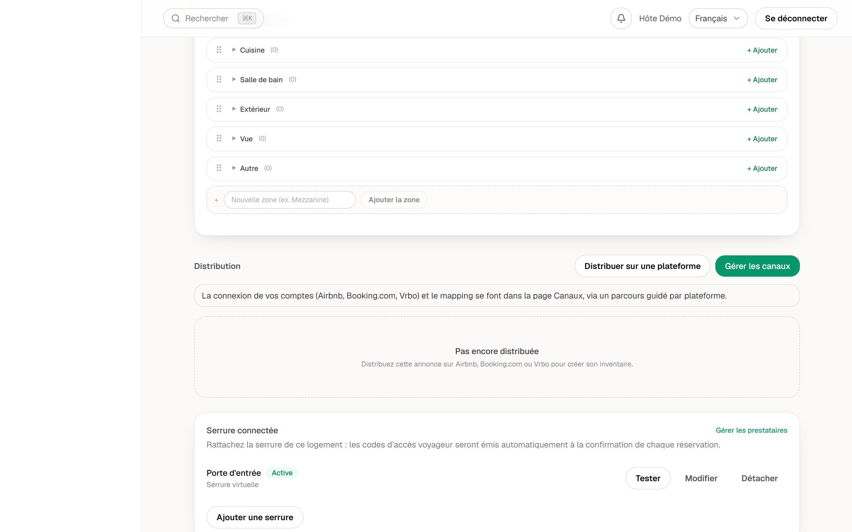 La carte Distribution et le choix de plateforme.
